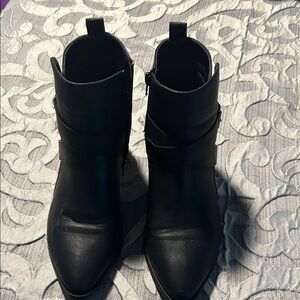 Maurices Black Ankle Booties